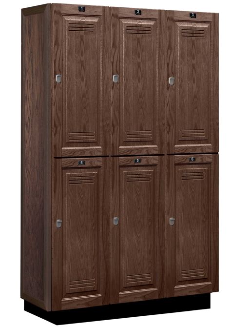 Vented Wood Club Lockers By All Wood Lockers