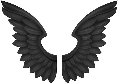 Black Wings Transparent Png Clip Art Image Gallery Yopriceville