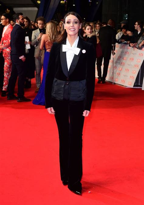 How To Get Fearne Cotton And Suranne Jones Tux Look From The Ntas Red