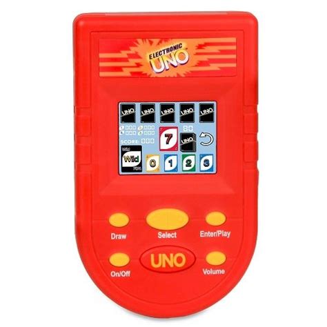 Uno 09657 Electronic Handheld Game Color Screen 885561096576 Ebay