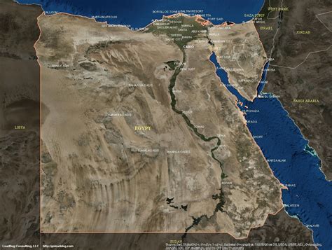 5 maps of cairo physical satellite road map terrain maps. Egypt Satellite Maps | LeadDog Consulting