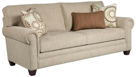 Broyhill Furniture Monica Transitional Sofa With Rolled Arms Find