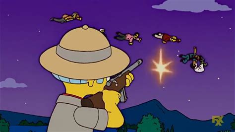 The Simpsons Mr Burns Hunts Springfields People Scene Youtube