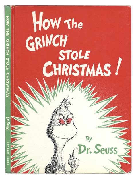 Lot Detail Dr Seuss How The Grinch Stole Christmas 1st Edition