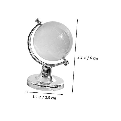 Buying Guide Ibasenice 6 Pcs Crystal Globe Mini Glass Earth Globe World M
