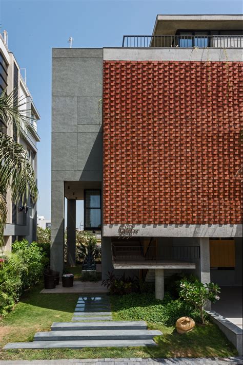 Brick Facade House Design Work Group The Architects Diary