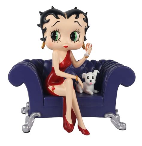 Betty Boop On Settee 22cm Betty Boop Standard Figurines