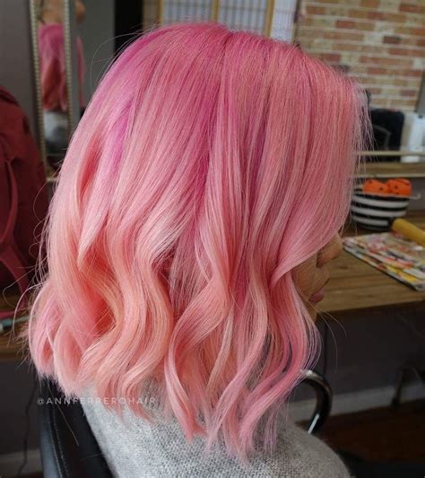 Как осветлить волосы в розовый цвет 85 фото