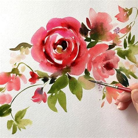 25 Beautiful Watercolor Flower Painting Ideas And Inspiration Brighter