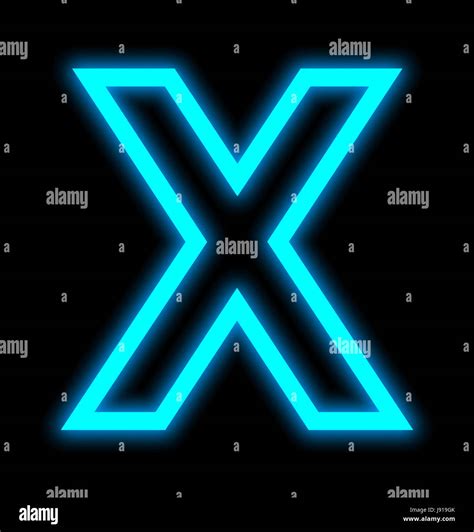 Neon Letter X Hi Res Stock Photography And Images Alamy