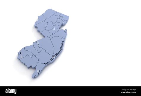 New Jersey State Powerpoint Map Ph
