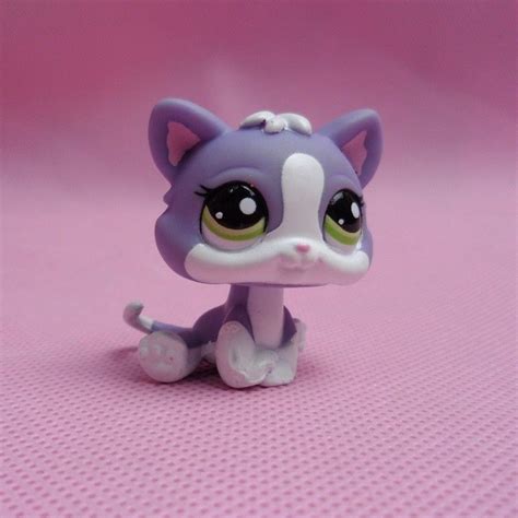 Rare Littlest Pet Shop Cat Kitten Animals Figures Toy Lps Little Pets