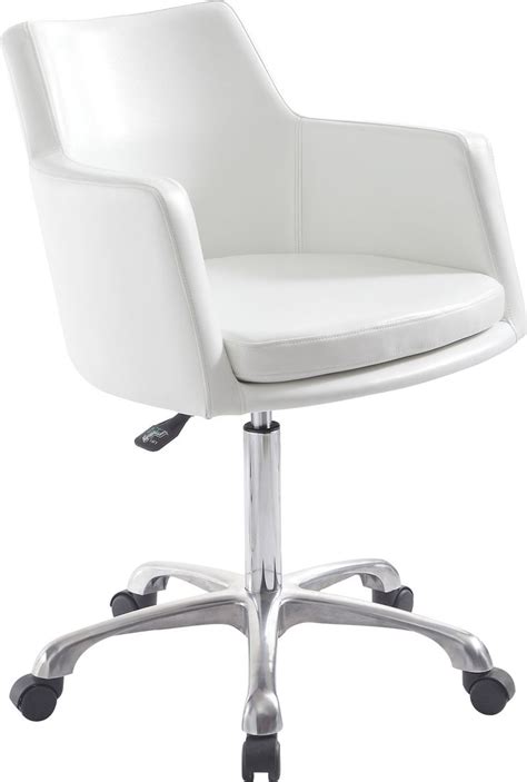 Salon chair model 36 is the little brother of model 94. Regina Reception Chair in White | Reception chair, Salon ...