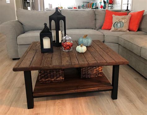 Coffee And End Tables Home And Living Made To Order Industrial Modern