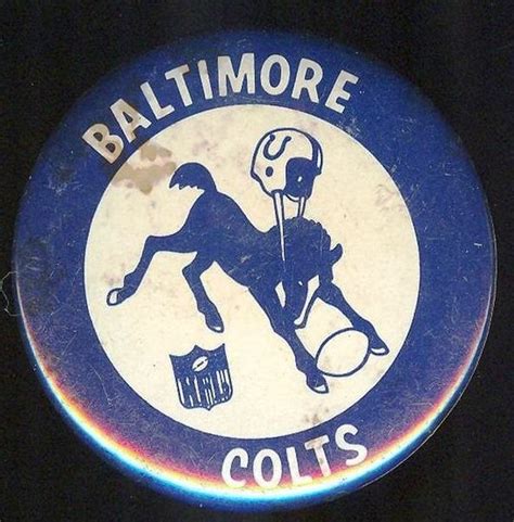 Baltimore Colts Pin Button Baltimore Colts Colts Football Nfl