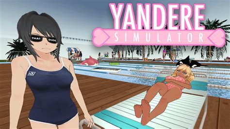 crashing the summer pool party yandere simulator youtube
