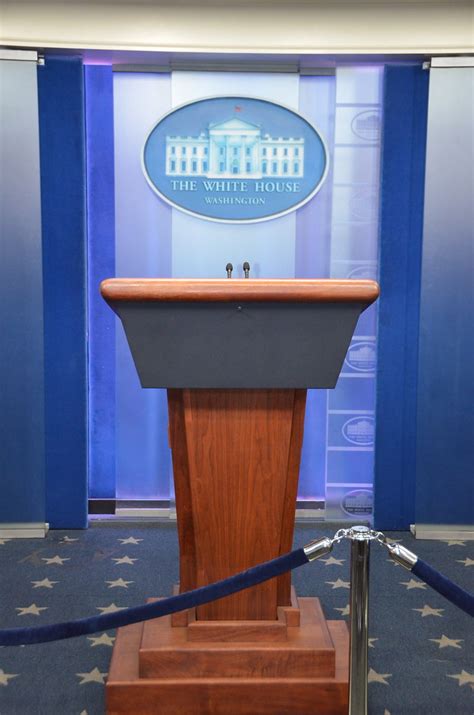 White House Podium James S Brady Press Briefing Room In T Flickr