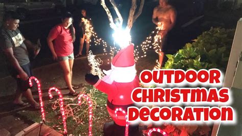 outdoor christmas decoration  youtube