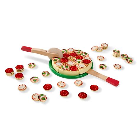 Melissa And Doug Pizza Party Wooden Play Food 10167 Toys Shopgr