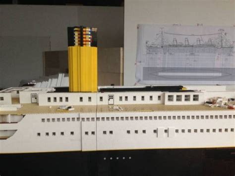 The World S Largest Titanic Lego Model Built From Thousand Bricks Pics