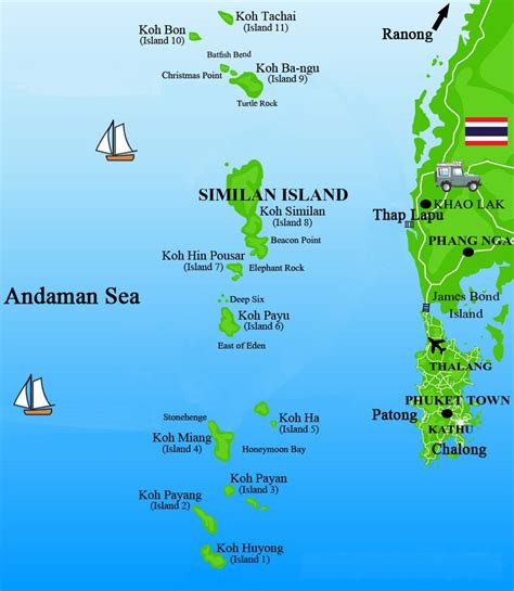 All4diving Similan Islands Mu Ko Similan Park Topography And Climate