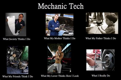 Mechanic Technician What People Think I Do What I Really Do Know