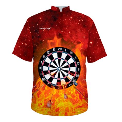 Custom Darts Shirt Fire Girox Sportswear