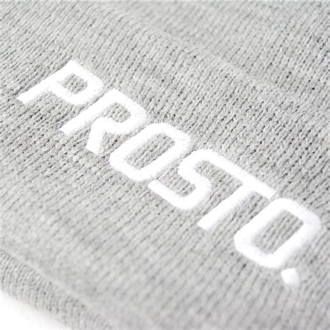 Prosto Winter Cap Sweet Grey Grey Clothes And Accesories Caps
