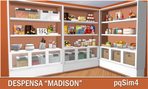 See more ideas about sims 4, sims, sims 4 cc. Sims 4 CC's - The Best: Pantry "Madison" by pqSim4