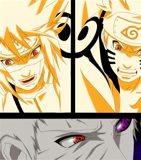 Naruto And Minato Vs Obito By Thepolishfox On Deviantart