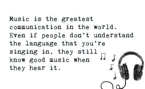 Listening to music is quite common in our daily lives, and the way music makes listeners. Music Quotes | Text & Image Quotes | QuoteReel