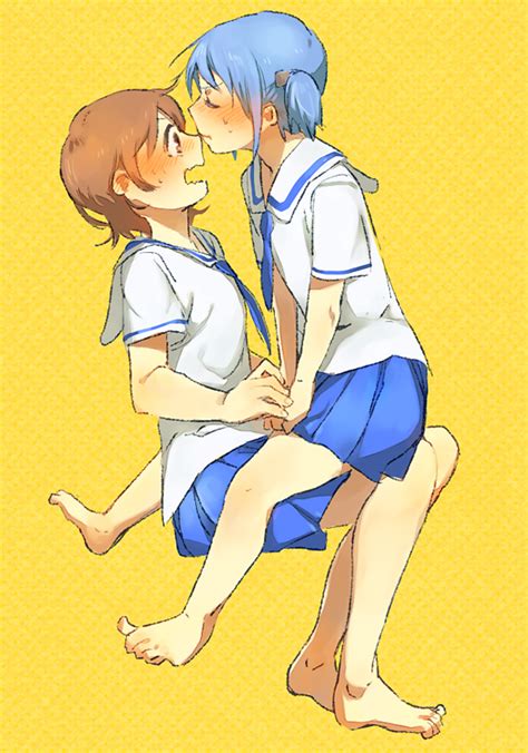 Naganohara Mio And Aioi Yuuko Nichijou Drawn By Tamagogogo Danbooru