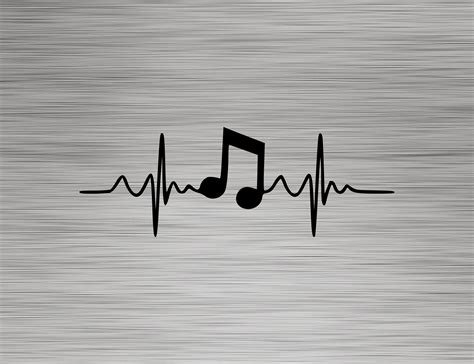 Music Notes Heart Beat