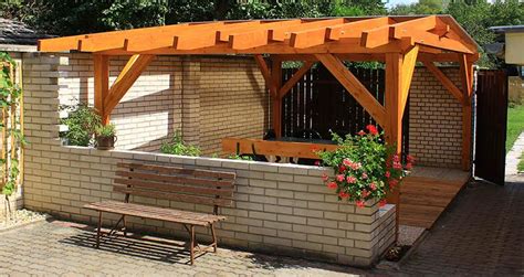 Freestanding Pitched Roof Pergola Plans ~ Universal Bench Vise