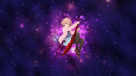 Download Girl In Space Anime Aesthetic Wallpaper