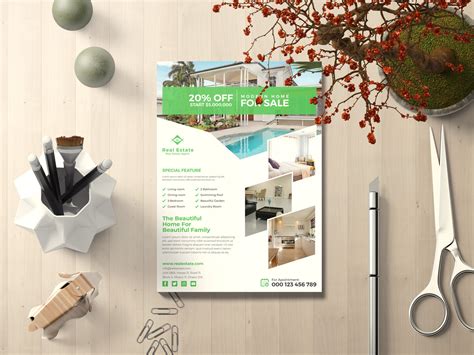 Real Estate Print Ready Flyer Design Template Munez Studio