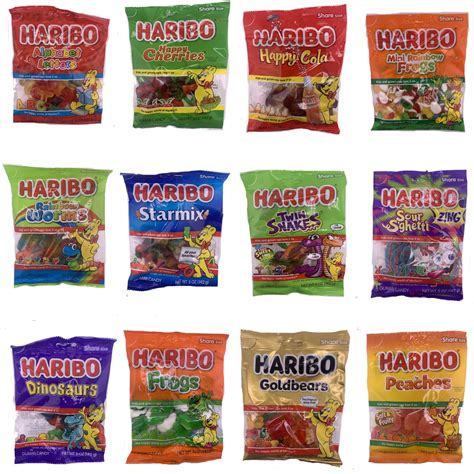 Buy Haribo Gummy Bears Bulk Gummy Candy Variety Pack 12 Bags Of Haribo