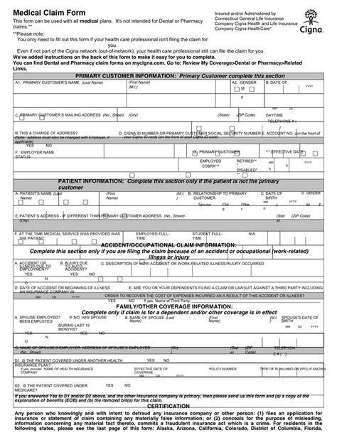 Unimed Fillable Claim Form Printable Forms Free Online