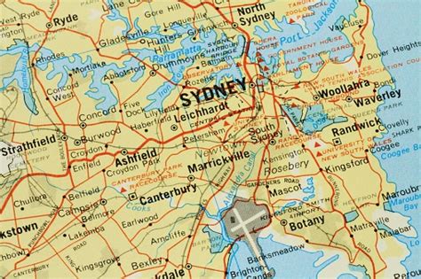 Map Of Sydney And Surrounding Suburbs Stock Photo Download Image Now