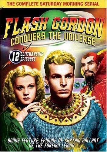 Flash Gordon Conquers The Universe 1940 Starring Buster Crabbe On Dvd Dvd Lady Classics On Dvd