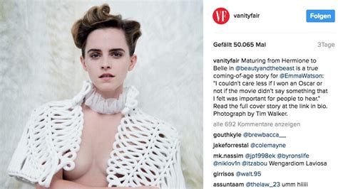 Emma Watson Versteht Die Feminismus Diskussion Um Ihr Halbnackt Foto Nicht Stern De