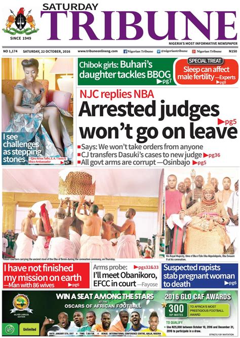 Nd October By Nigerian Tribune Issuu