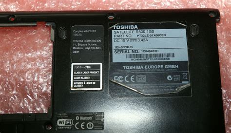 Toshiba Satellite R830 Bottom Base Chassis Case Gm903013242a Gm9030059