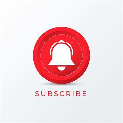 Premium Vector Subscribe Button Icon Design Template