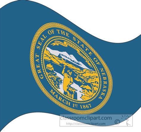 State Flags Clipart Nebraska Flag Waving Clipart Classroom Clipart