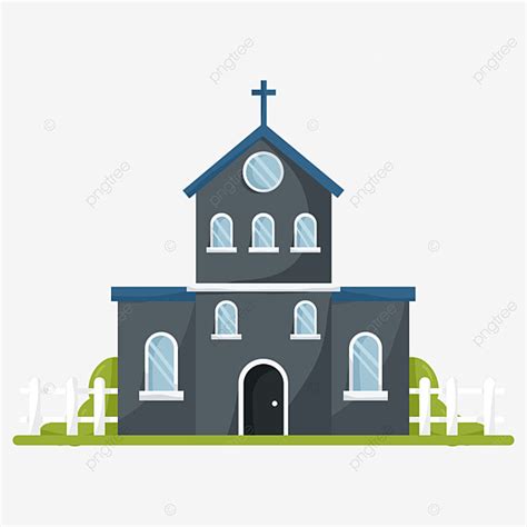 Gambar Rumah Hitam Kartun Kristen Gereja Kristen Gereja Kartun Png