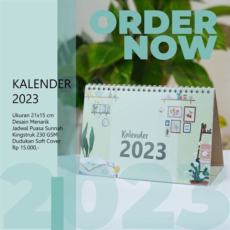 Jual Kalender Meja 2023 Desk Calendar Shopee Indonesia