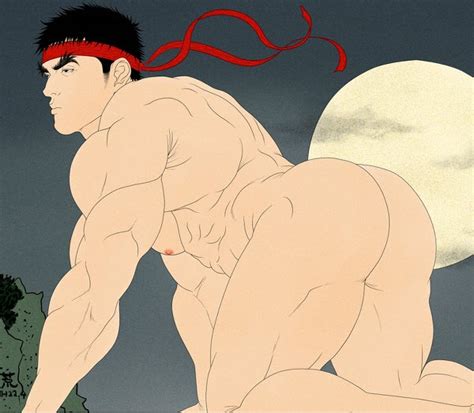 Rule 34 Capcom Color Human Male Male Only Muscles Ryu Street Fighter Solo Street Fighter