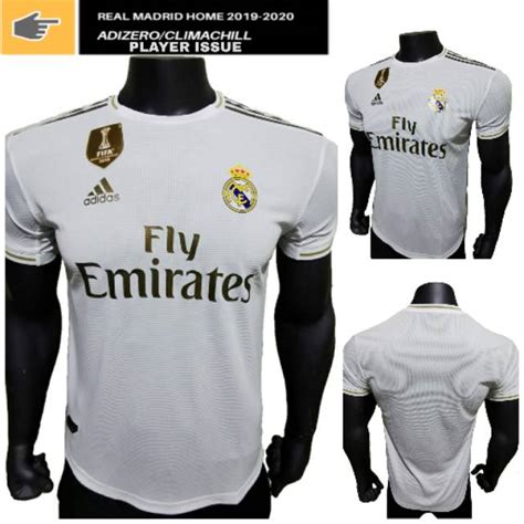 Jual Jersey Bola Real Madrid Home Climachill Player Issue 2019 2020