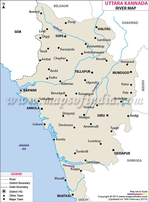 Saved by krishna s k. Uttara Kannada River Map